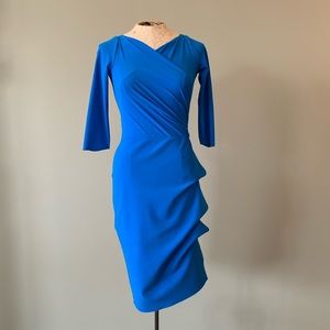 Petite Robe di Chiara Boni Blue Long Sleeve Dress